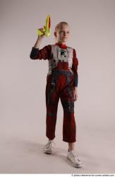 DENISA PILOT STANDING POSE WITH GUN 5